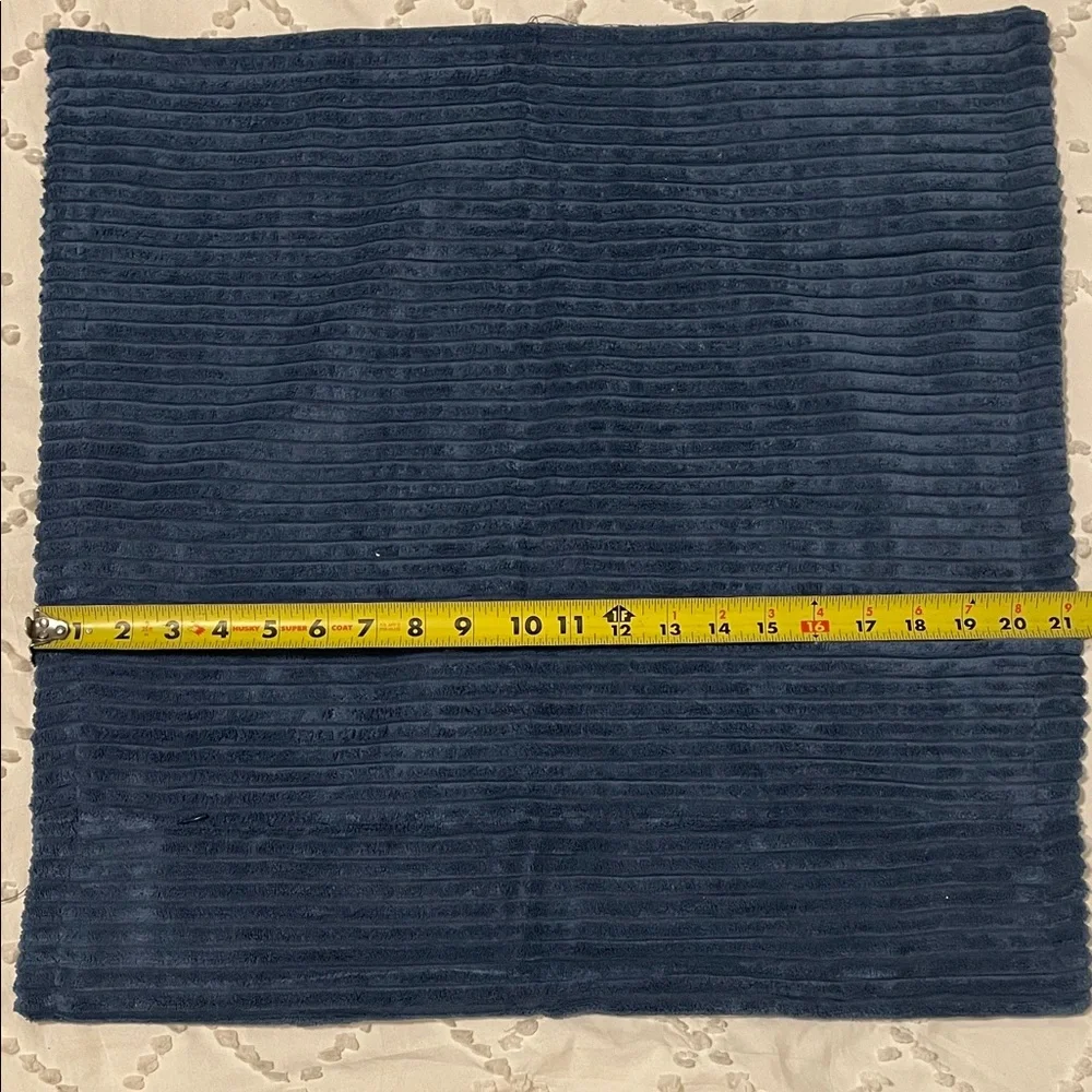 Blue Corduroy Pillow Covers set of two new